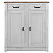 Tall sideboard in solid oak, charm finish