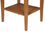 Miniature : chevet en chêne MELANIE style Louis XVI Directoire avec 1 tiroir détail étagère entre-jambes