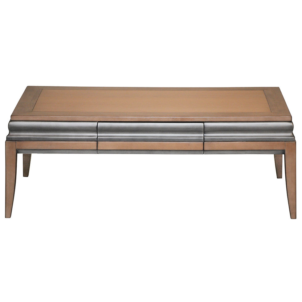 Thumbnail: table de salon en merisier massif face finition très chic style Louis Philippe