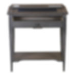 Bureau ENZO collection MÉLANIE - chêne massif gris éléphant