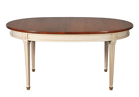 Table ovale DIRECTOIRE Louis XVI merisier charme