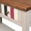 Thumbnail: DIRECTOIRE console Louis XVI antique style - solid cherry and striped drawer