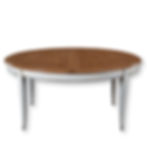 Table repas ovale bois massif