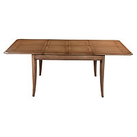 table carrée TRADITION extensible en chêne massif rallonges dépliées