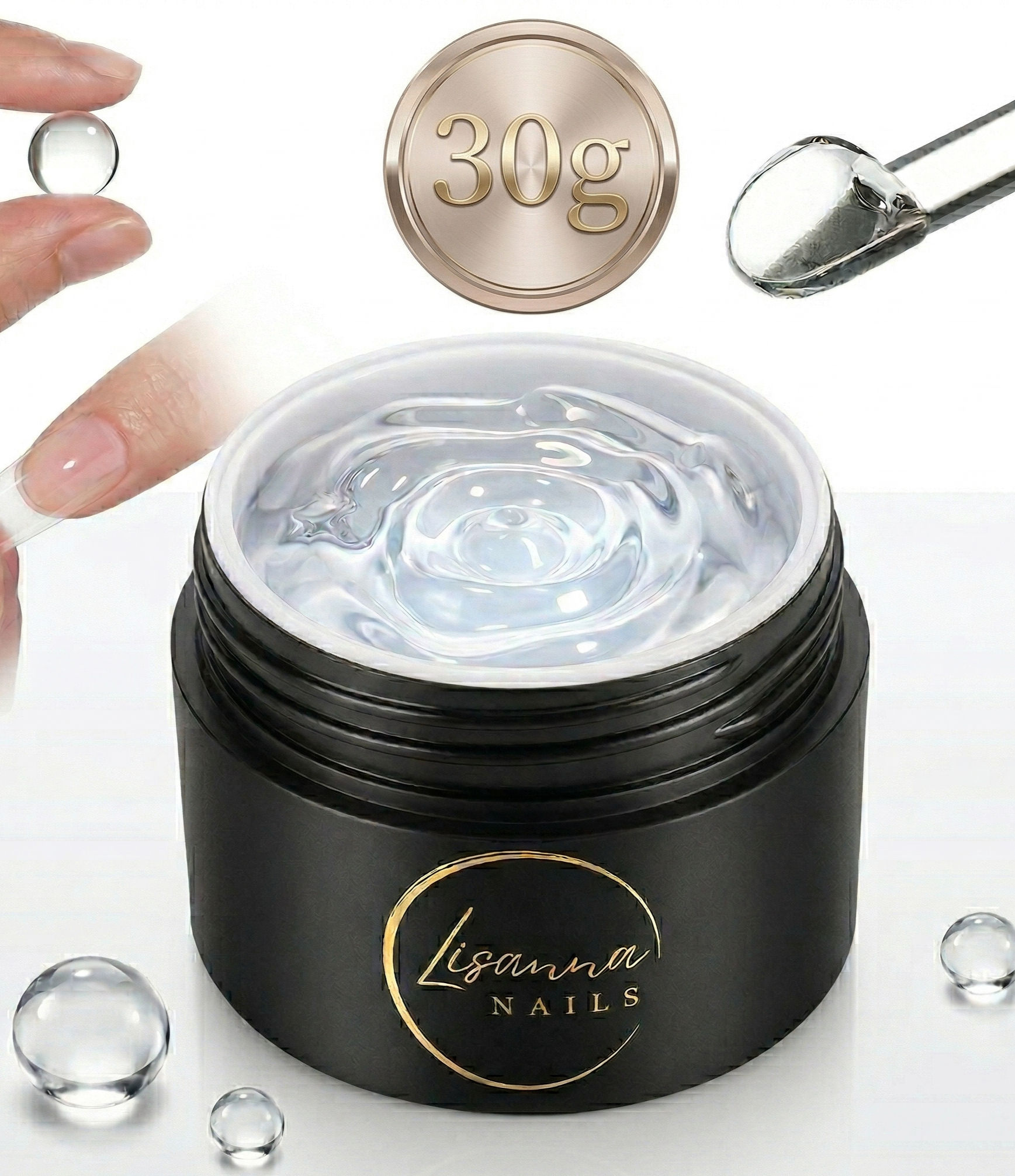 Solid UV Gel Glue for Press-On Nails