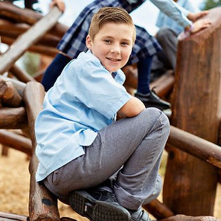 Happy students in uniform playing in facilities at Portside Christian College Newport Adelaide South Australia a Western Suburbs School 