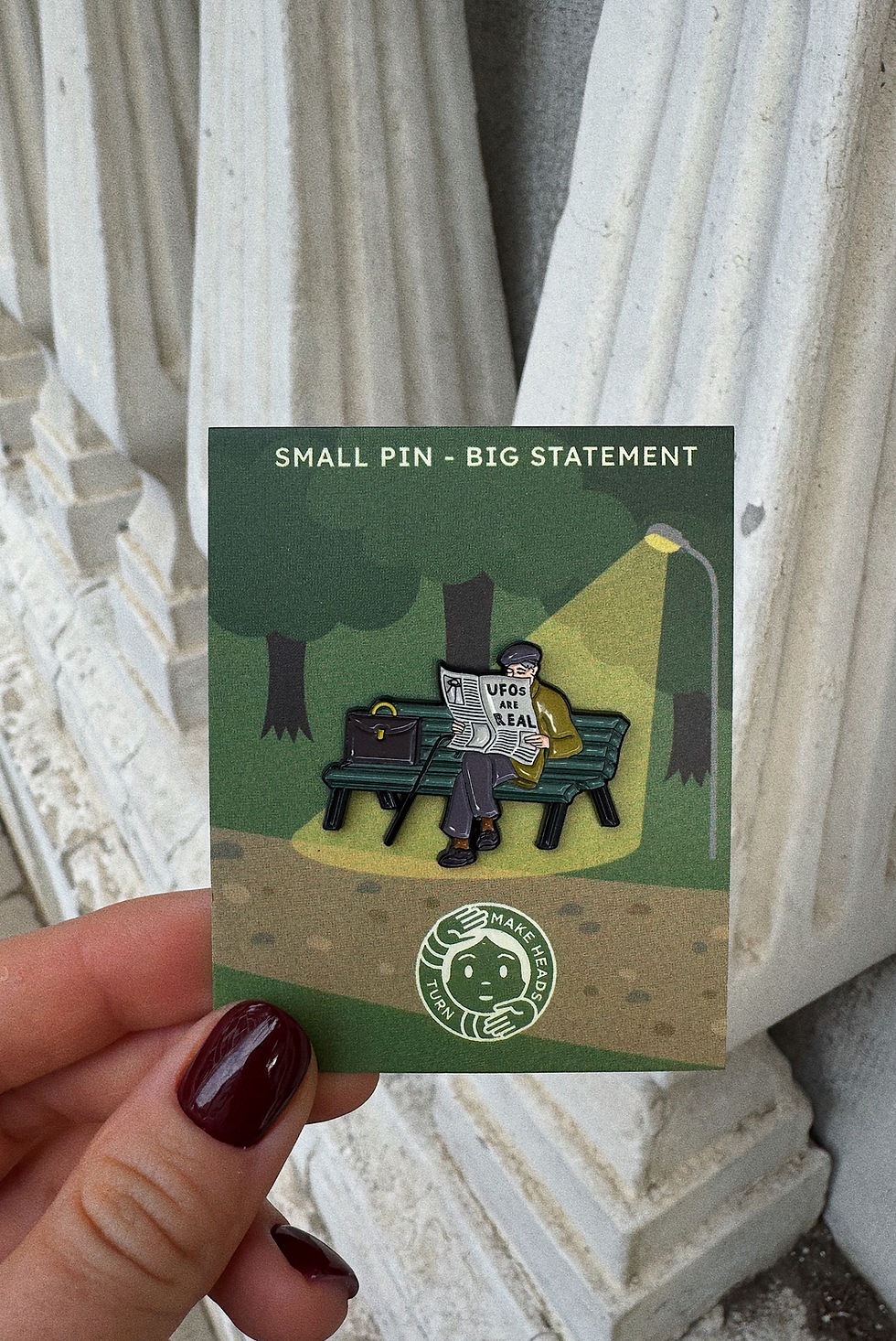 Thumbnail: Enamel Pin "Grandpa: Ufos Are Real"