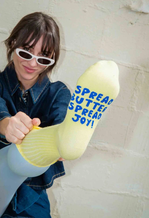 Thumbnail: EAT MY SOCKS socks "Butter"