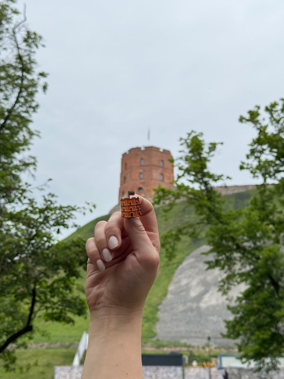 Thumbnail: Enamel Pin "Gediminas Castle"