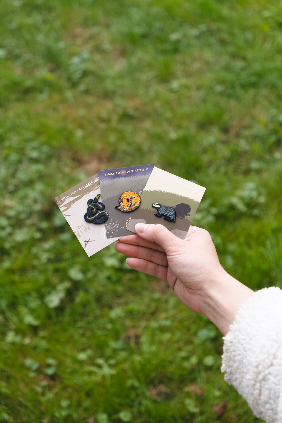 Thumbnail: Enamel Pin "Grass Snake"