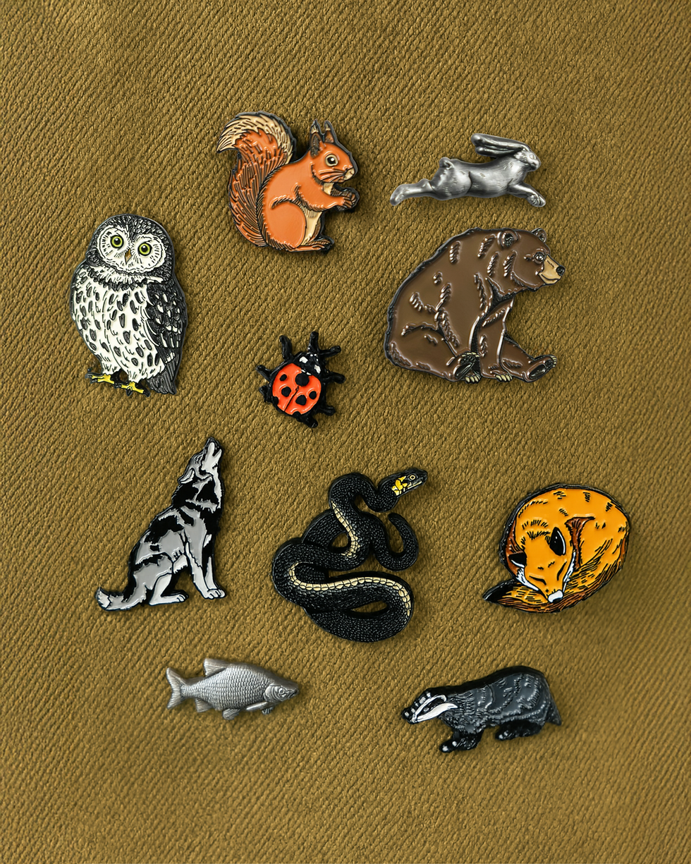 Thumbnail: Enamel Pin "Grass Snake"