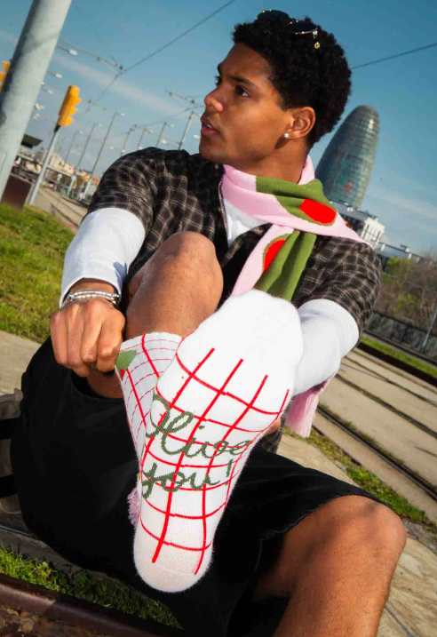 Thumbnail: EAT MY SOCKS socks "Olive"