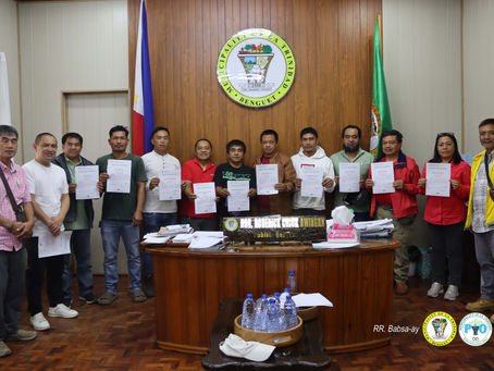 MAYOR AWINGAN INDUCTS NEW LEADERSHIP OF TRANSPORT CO-OP