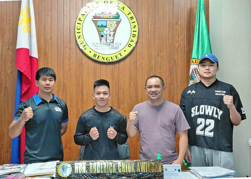 LT BOXER PRESENTS KO WIN TO MAYOR
