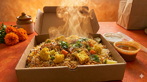 Veg Biryani Share box for 4 People