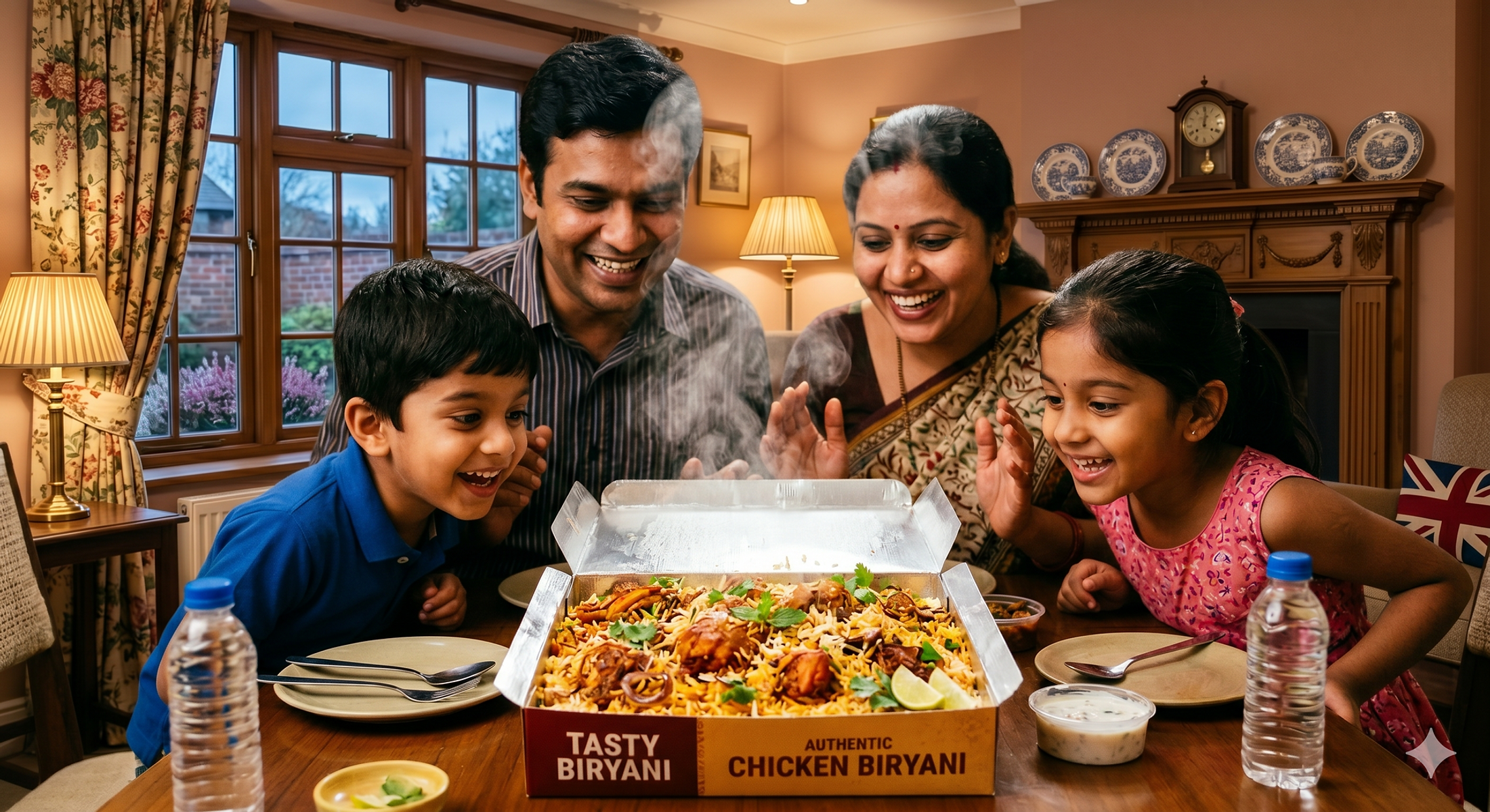 Biryani sorted! Our new sharing boxes — perfect for two or a crew of four, straight to your door.