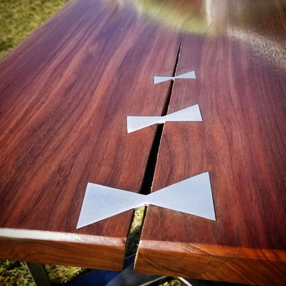 Thumbnail: Black Walnut with Aluminum Bowties