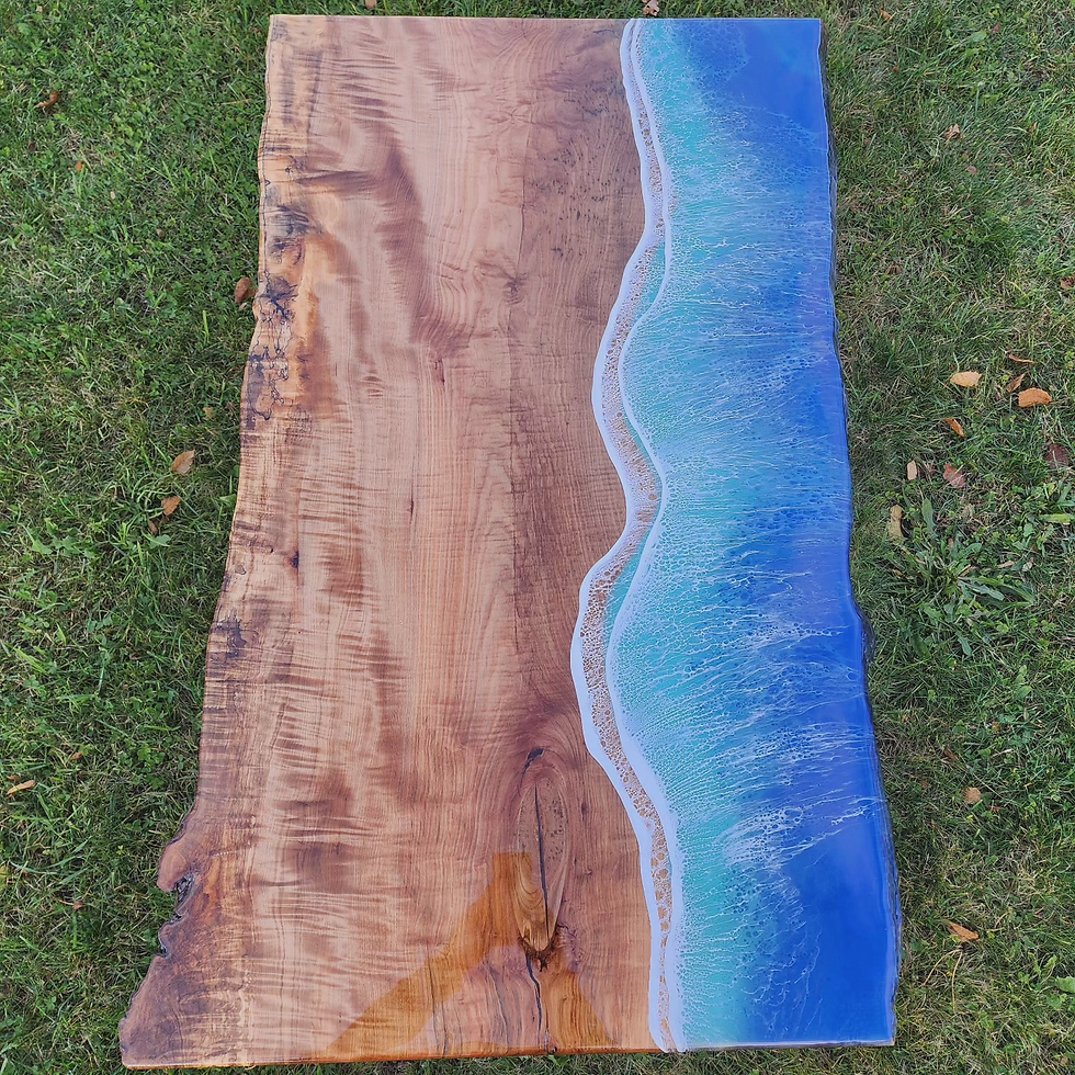 Thumbnail: Curly Maple Ocean Coffee table