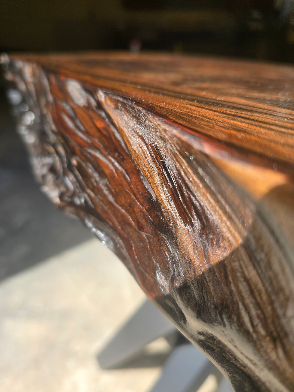Thumbnail: Redwood Burl Side table