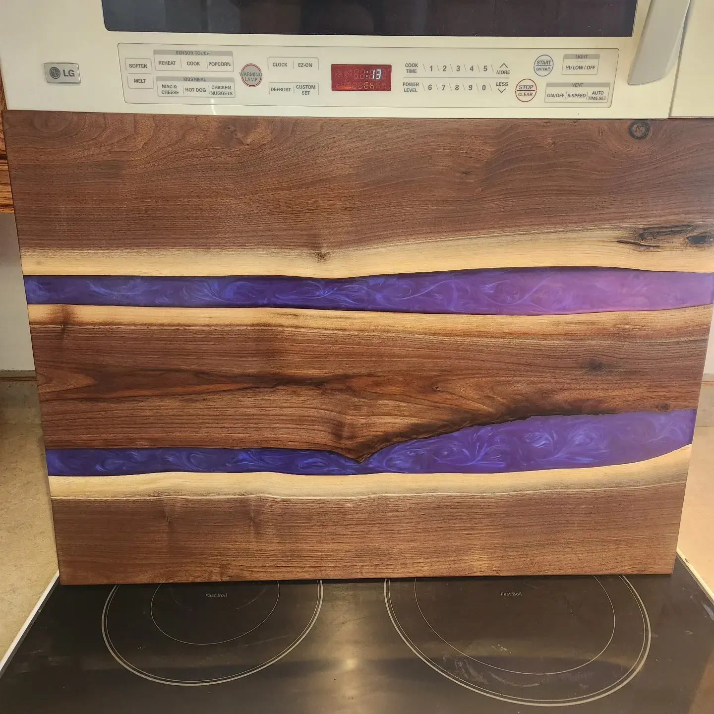 Oven top serving tray