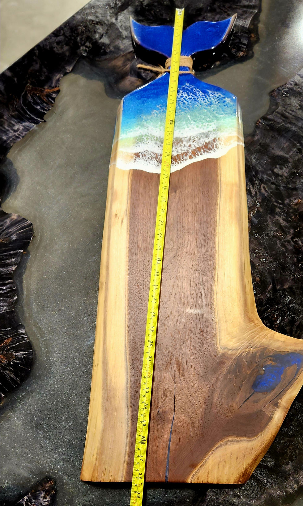 Thumbnail: Black Walnut Whale tail ocean board