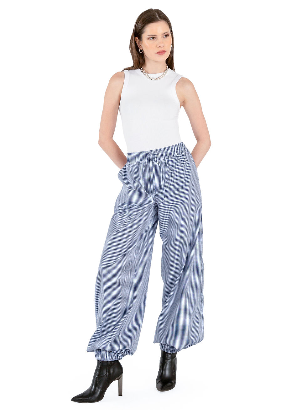 Miniatura: NAVY BALLOON PANTS