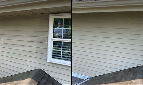 house wash before and after