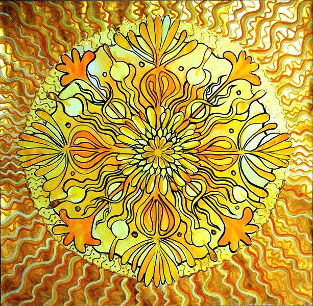 "Mandala Czakry Splotu Słonecznego"