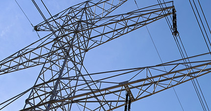Electrical Line Stock Photo