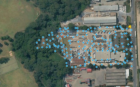 Industrial Site Scan & Utility Mapping