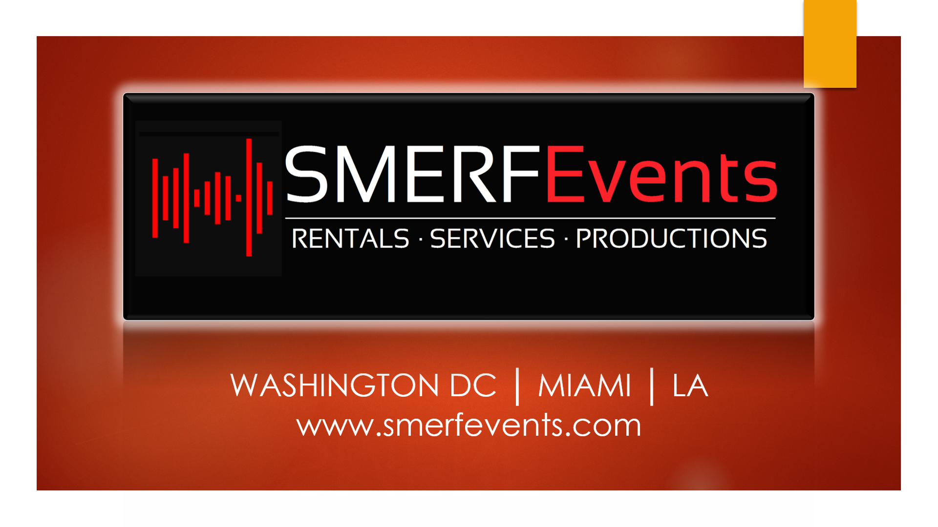 SMERFEvents AV & Lighting Rental Miami in Washington