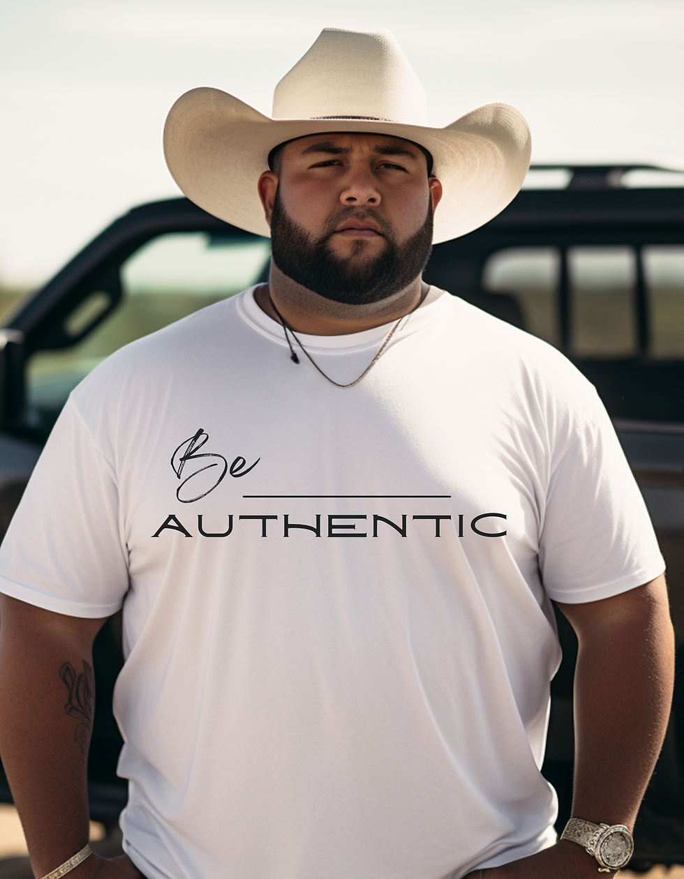 Thumbnail: White & black be authentic tee mens