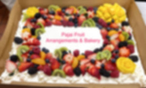 #174/ Half sheet Strawberry filled