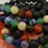 Thumbnail: Bracelets - Grey, Brown and Black Hues 8mm Round Beads 