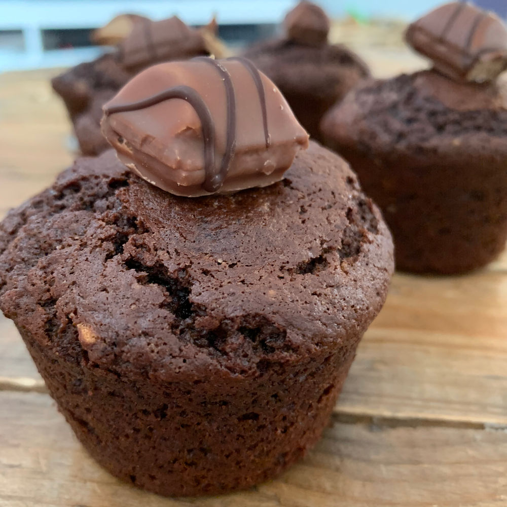 Muffins aux Kinder Bueno