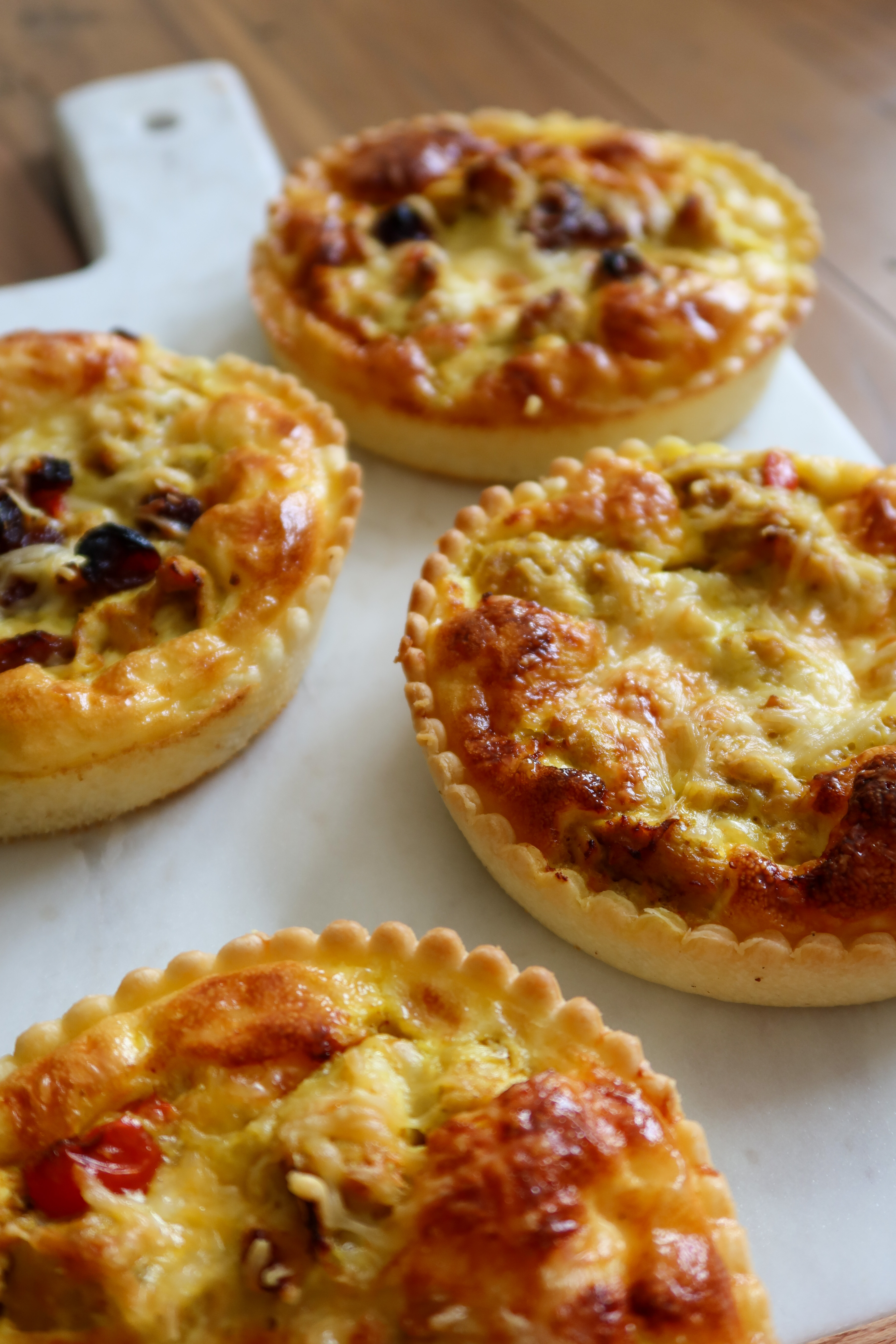 Tartelettes au poulet à l’indienne