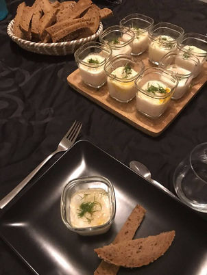 Oeufs cocottes au saumon fumé