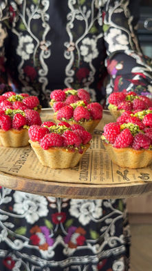 Financiers pistache & framboises