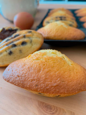 Madeleines au coeur Nutella 