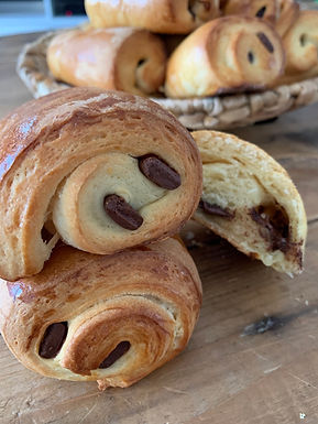 Pains au chocolat briochés