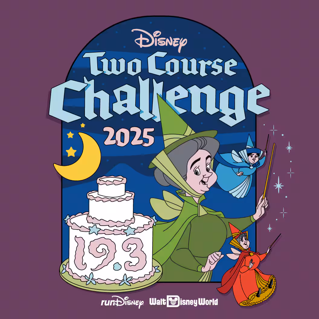Two Course Challenge Race Art.