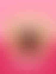 Strawberry shortcake bar with pink icing and strawberry filling on a pink background. Text: "Strawberry Shortcake Bar Baking 5/5 - 5/25".