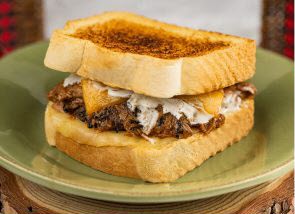 Holiday Pot Roast Melt Sandwich.