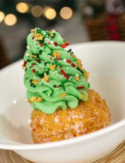 Fried Ice Cream Christmas Tree.