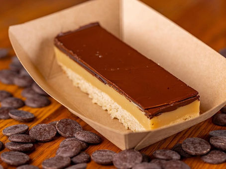 Millionaire's Shortbread at the Basket
