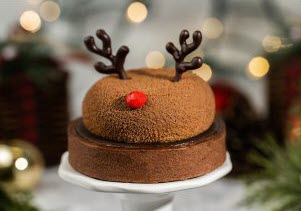 Chocolate Eggnog Tart.