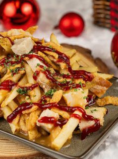 Holiday Dinner Loaded French Fries.