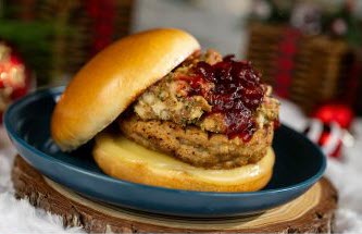 Holiday Turkey Burger.