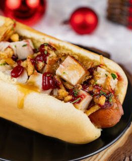 Holiday Dinner Hot Dog.