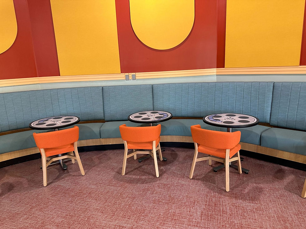 New Seating at the World Premier Food Court!